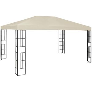 vidaXL pavillon 3x4 m cremefarvet