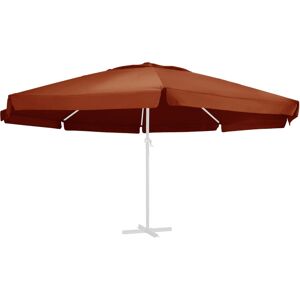 vidaXL udskiftningsdug til parasol 600 cm terrakotta