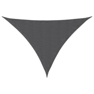 vidaXL solsejl 3x3x4,24 m trekantet oxfordstof antracitgrå