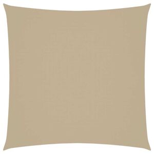 vidaXL solsejl 6x6 m firkantet oxfordstof beige