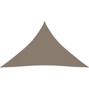 vidaXL 135458  Sunshade Sail Oxford Fabric Triangular 5x5x6 m Taupe