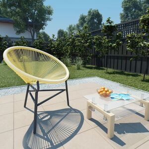 vidaXL Acapulco-stol polyrattan beige