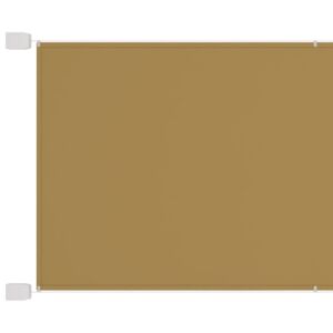 vidaXL lodret markise 140x1000 cm oxfordstof beige