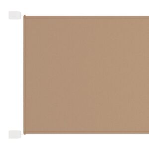 vidaXL lodret markise 100x1200 cm oxfordstof gråbrun