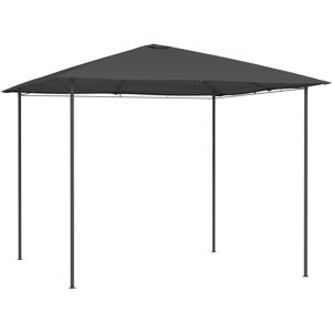 vidaXL pavillon 3x3x2,6 m 160 g/m² antracitgrå