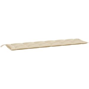 vidaXL hynde til havebænk 200x50x7 cm oxfordstof beige