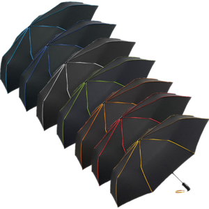 Fare Fa5639, Paraplyer Aoc-Oversize-Pocket Umbrella Fare®-Seam-Sort/grå-Ø 104 Cm