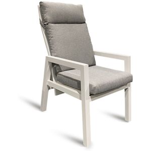 Atleve Jamaica Recliner Stol I Hvid Aluminium