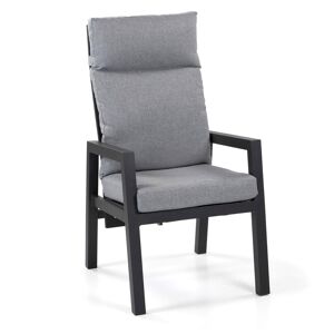 Atleve Jamaica Recliner Stol I Antracit Aluminium