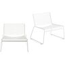 HAY Hee Lounge Chair 2 stk SH: 37 cm - Hvid