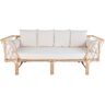 Montella Rattan Sofa - Rattan sofa med hynde, 4 rygpuder og 2 sidepuder