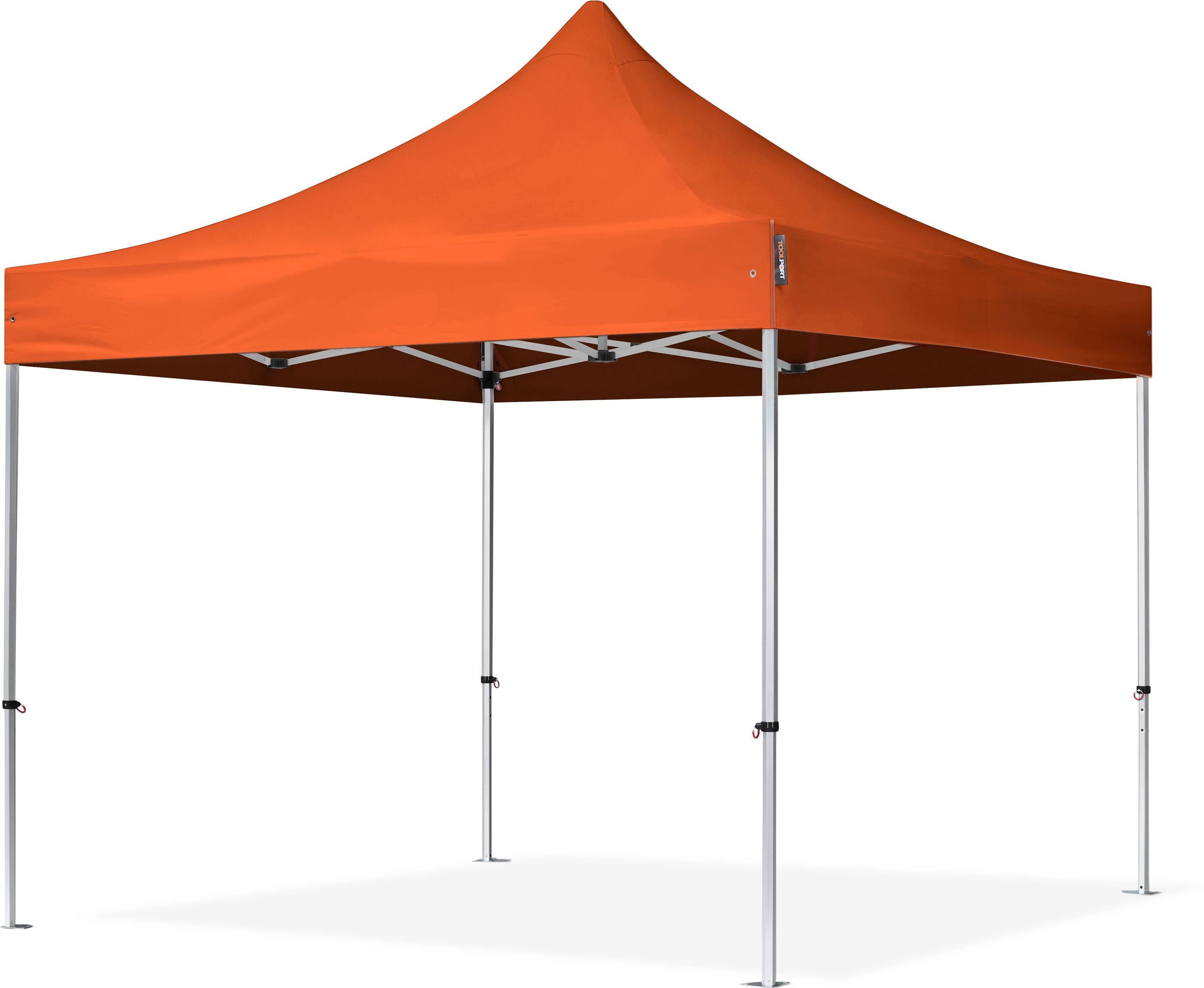 TOOLPORT Easy Up pavillon 3x3m Kvalitetspolyester 400 g/m² orange 100 % vandtæt Faltzelt, Klappzelt orange