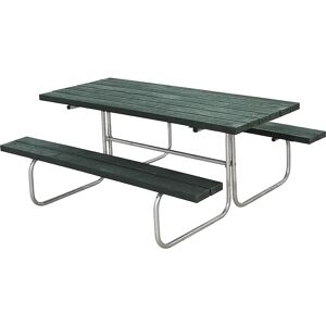 kaiserkraft Banco para grupos de 6 personas, L x P 1770 x 1600 mm, verde