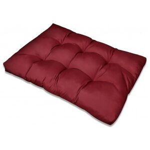 vidaXL Cojín Para Muebles De Palets Tela Rojo Tinto 120x80x12 Cm