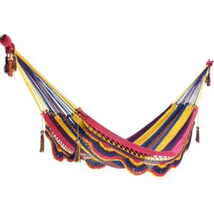 Hamac del sol Hamaca tradicional doble multicolor 100% algodón 180X390cm