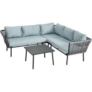 Outsunny Muebles de ratán color gris 120 x 71 x 65 cm