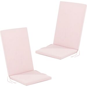 Edenjardin Pack 2 cojines exterior rosa 71 + 43 cm  x48  x5 cm