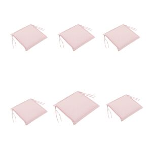 Edenjardin Pack 6 cojines exterior Rosa 42  x40  x3 cm