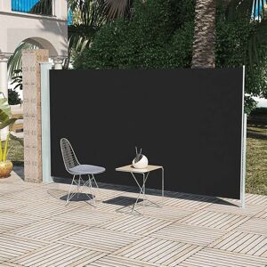 vidaXL Toldo lateral de jardín o terraza 160x300 cm negro