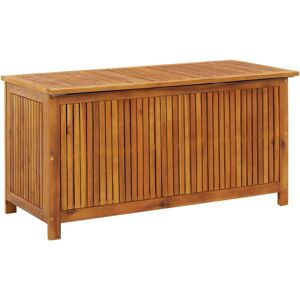 vidaXL Caja de almacenaje de jardín madera maciza acacia 113x50x58 cm