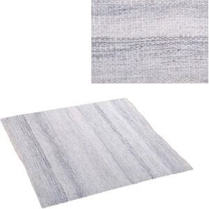 LOLAhome Alfombra sostenible Goa de PET reciclado para salón y exterior gris humo de 200x140 cm