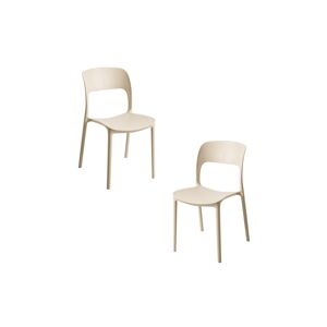 RegalosMiguel Pack 2 Sillas Inis - Beige