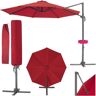 TECTAKE Parasol Daria ø 300 cm con pedal y funda - parasol de jardín, sombrilla metálica para terraza ajustable, quitasol con inclinación graduable - 2