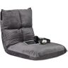 Relaxdays - Silla Suelo Ajustable, 6 Posiciones, Meditar, Yoga, Gaming, tv, hasta 100 kg, Poliéster, 58 x 50 x 64 cm, Gris