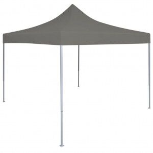 vidaXL Carpa Pleglable Pop-up Gris Antracita 3x3 M