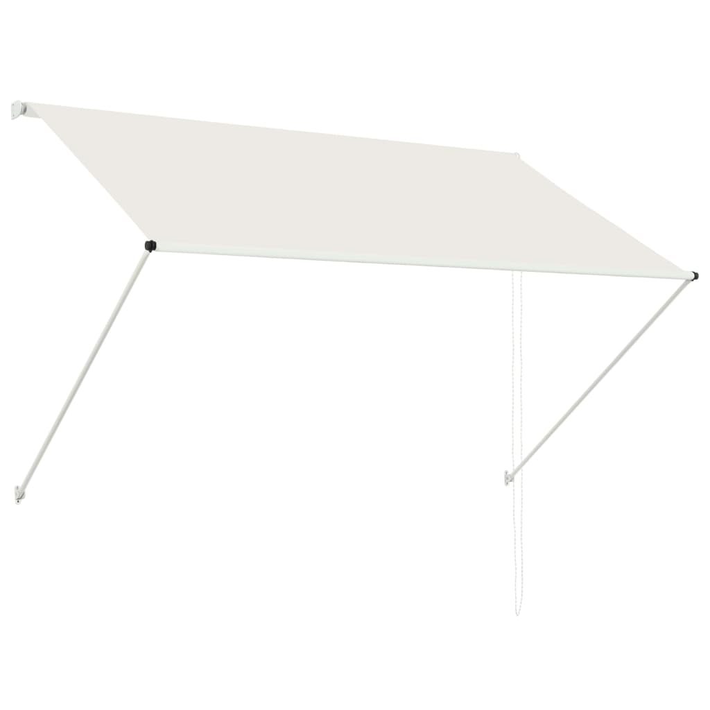 vidaXL Toldo retráctil 200x150 cm crema