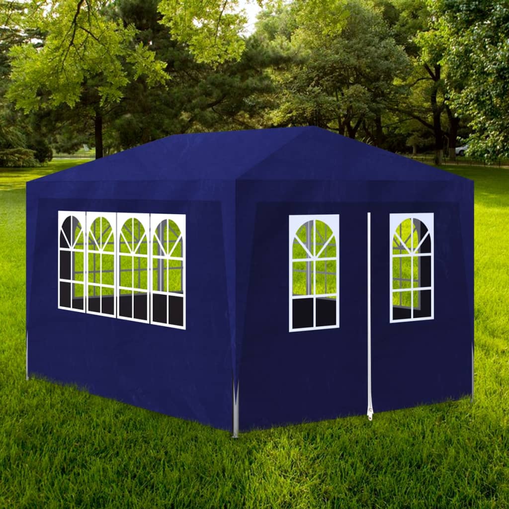 vidaXL Carpa para fiestas azul 3x4 m