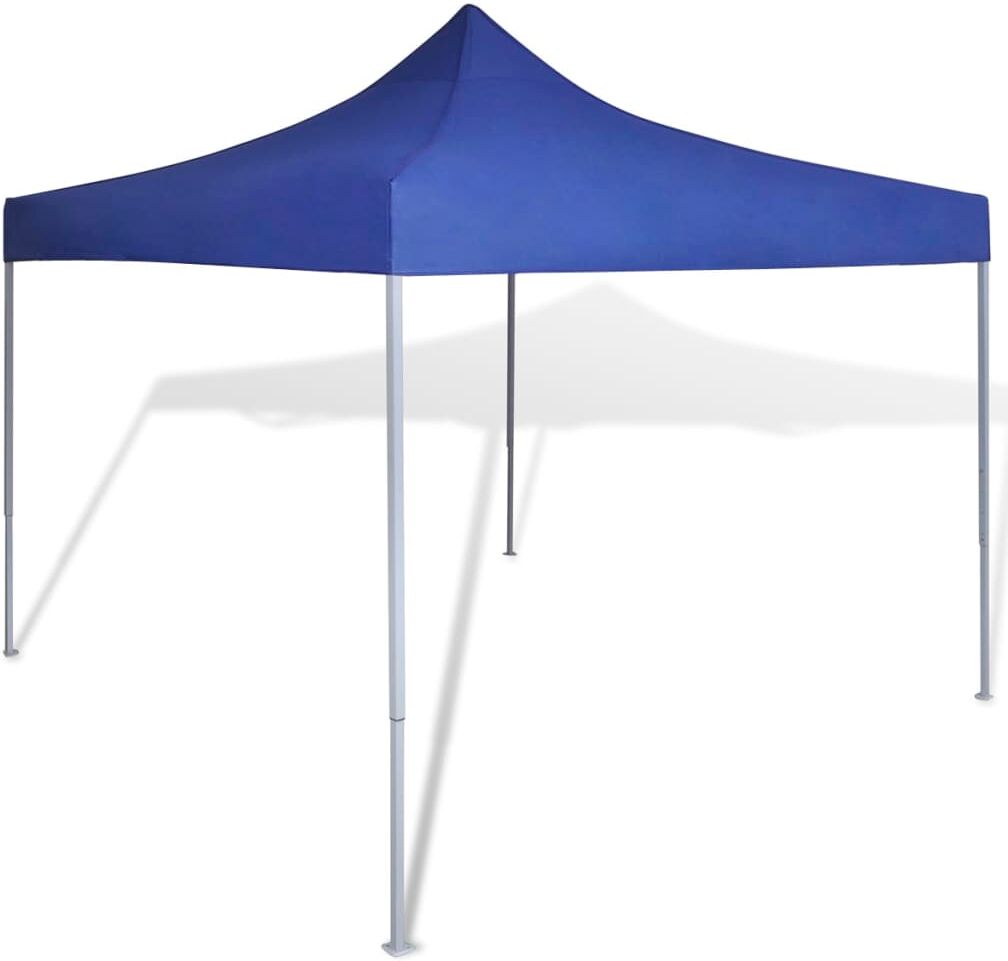 vidaXL Cenador plegable azul 3x3 m