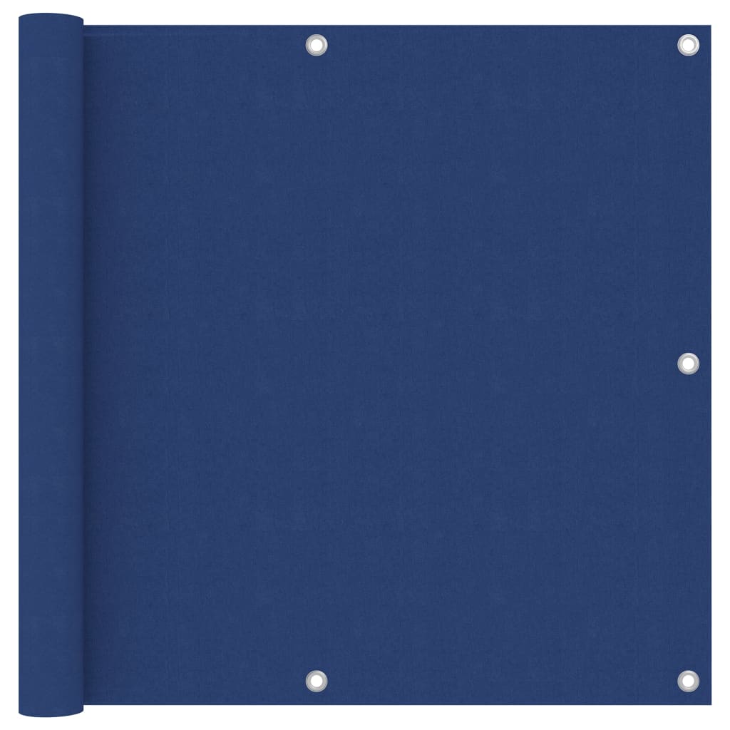 vidaXL Toldo para balcón tela oxford azul 90x500 cm