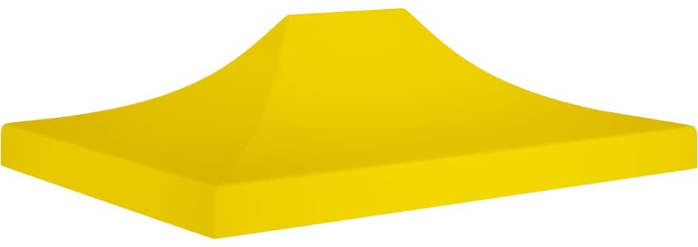 vidaXL Techo de carpa para celebraciones amarillo 4x3 m 270 g/m²