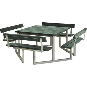 Gerdmans Piknikpöytä Erina ReTex, selkänoja, 8 istumapaikkaa, pituus 2270 mm, v
