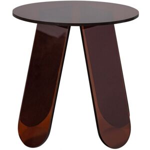 WOOOD Table d'appoint ronde brun/rouge 40 cm - Walt