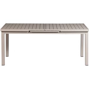 EXOTAN Table de jardin extensible en aluminium couleur sable 180240 cm Mobile