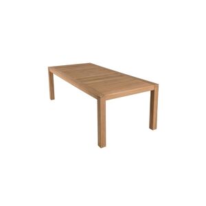 HOMIFAB Table de jardin 6/8 personnes - Vieste 220 x 100 cm en bois teck - Cali
