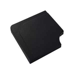 HESPERIDE Dalle en béton noir pour pied de parasol 25 kg - 46 x 46 cm - Hespéride - Publicité