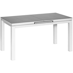 MOREL Table aluminium extensible 8-10 couverts  ibiza perle