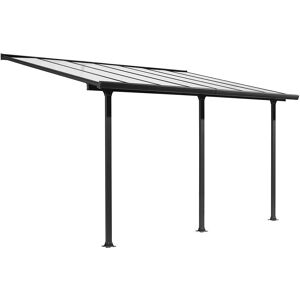 HABRITA Toit terrasse aluminium gris anthracite 15.38m2 - Publicité