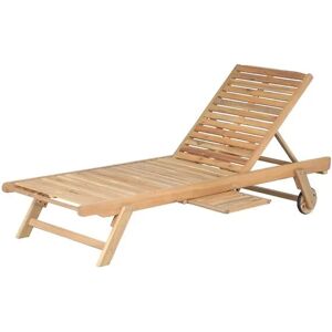 BEAU RIVAGE Bain de soleil MOLA en bois d'acacia blanchi FSC