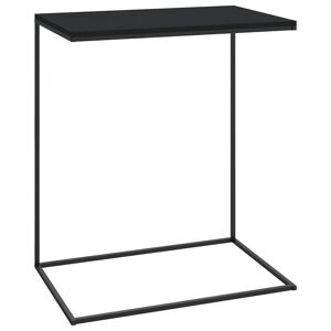 vidaXL Table d'appoint Noir 55x35x66 cm Bois d'ingénierie - Publicité