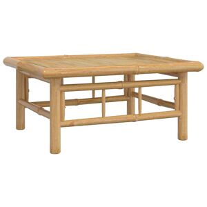 vidaXL Table de jardin 65x55x30 cm bambou - Publicité