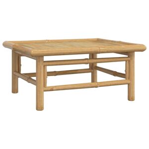 vidaXL Table de jardin 65x55x30 cm bambou - Publicité