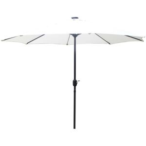 Kocoon Paris - Parasol droit rond LED Italora écru - 292x292x245 cm Ecru - Publicité