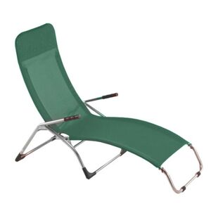 Jan Kurtz (Fiam) Fiam - Chaise longue de terrasse Samba , aluminium / vert fonce