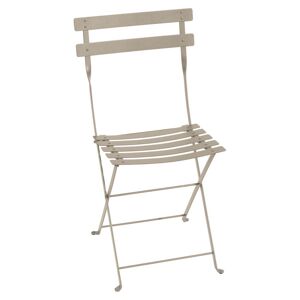 Fermob - Bistro Chaise pliante en metal, muscade