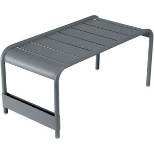 Fermob - Table basse large / banc de jardin Luxembourg, gris orage