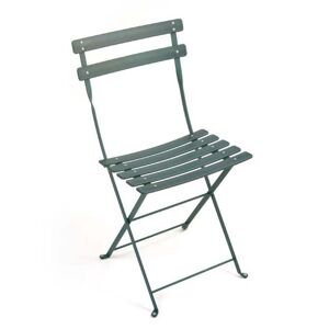 Fermob - Chaise pliante Duraflon® Bistro, vert cèdre - Publicité